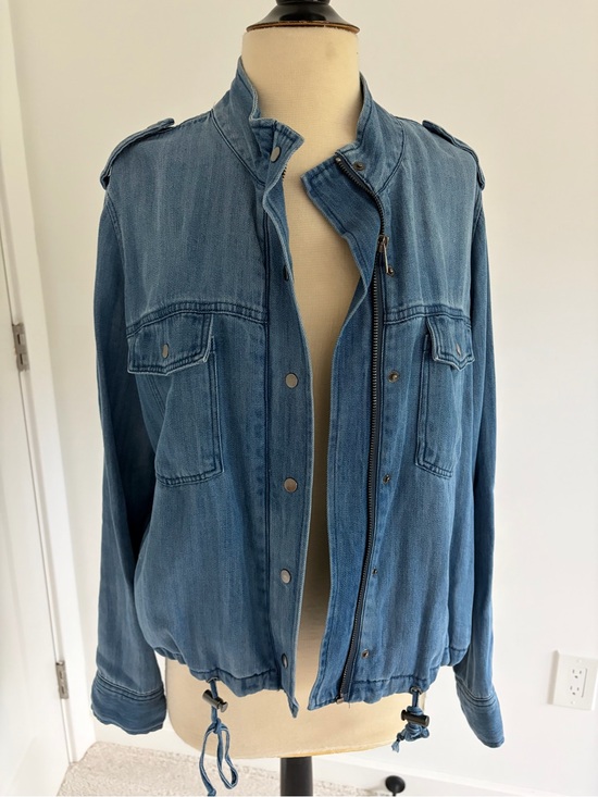 Rails Jackets & Blazers - Rails Light Blue Denim Utility Jacket